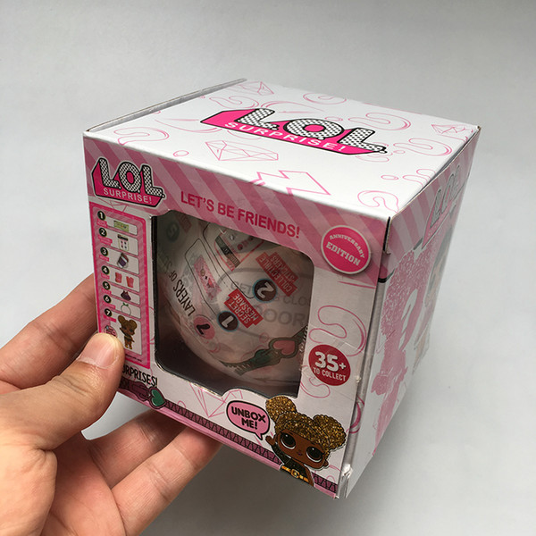 10cm Glitter Series 1 souvenir edition Doll Magic Egg Ball Action Figures Toy Kids Unpacking Dolls Girls Funny Dress Up Gift