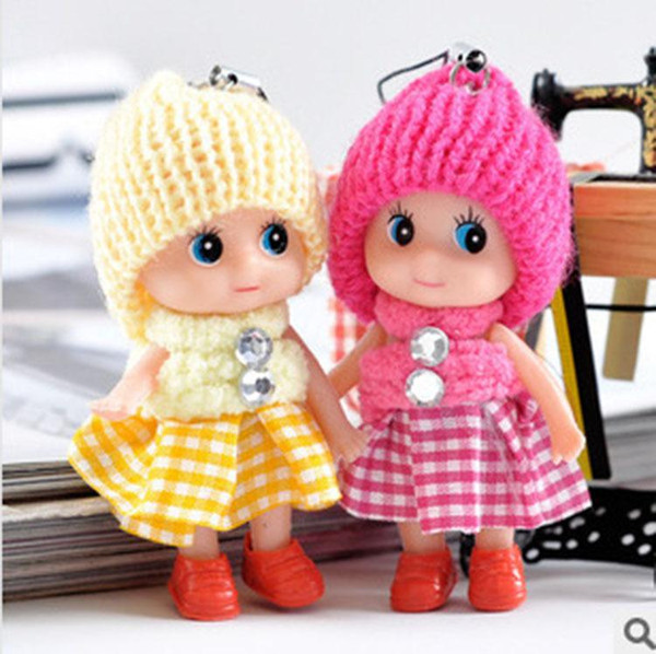 2016 new Kids Toys Dolls Soft Interactive Baby Dolls Toy Mini Doll For Girls free shipping