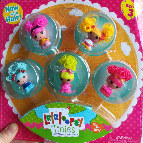 New! Mini Lalaloopsy dolls boxed princess dolls Girl's toys set Play house toys gifts