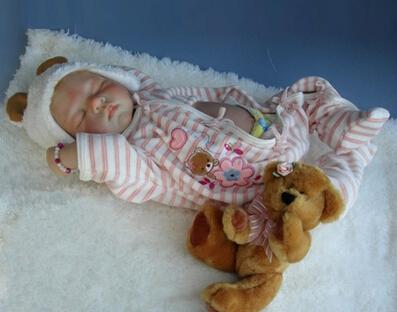 Wholesale-2015 New commodity, 55cm silicone reborn sleep baby dolls toy for sale, birthday gift for child baby kid, girl brinquedos