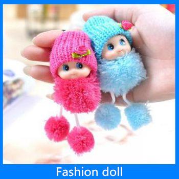 Fashion Doll mobile phone chain pendant plush doll toy cute gift free shipping