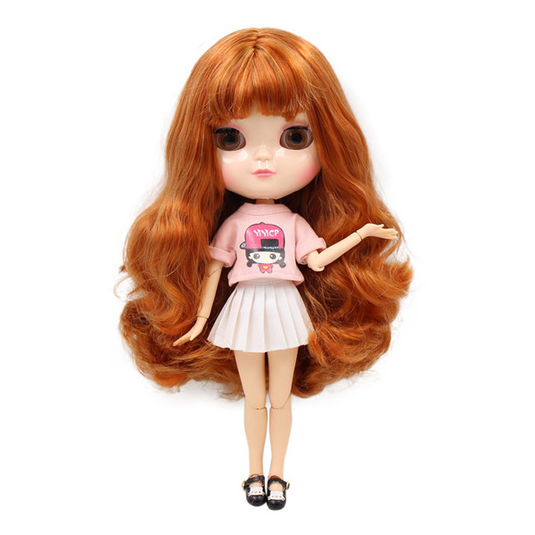 ICY doll golden mix red hair azone body joint body natural skin BL764A/1207 30cm