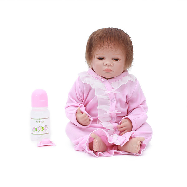 Reborn baby dolls 20 inch real baby silicone vinyl dolls reborn Christmas Gift Toys Kids adorable girl doll Bebes