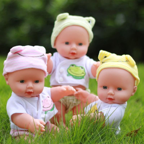 30cm Newborn Reborn Doll Baby Simulation Soft Vinyl Dolls Children Kindergarten Lifelike Toys for Girls Birthday Gift