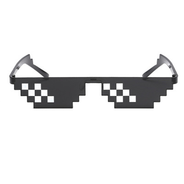 Men Women Goggles Glasses Thug Life 8-Bit MLG Pixelated Sunglasses for players Very Interesting And High Quality Hot Sale