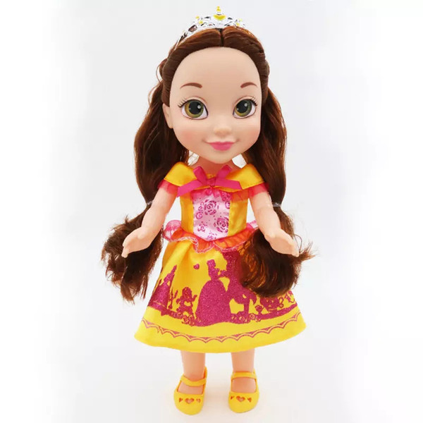 hot sale lovely doll Belle dolls 35cm the princess dolls with beautiful coloth girls party love cute kids gift lovely dolls