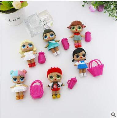 Mini doll girl mini dolls cute doll decorations christmas party birthday gifts 6 pieces/set 218