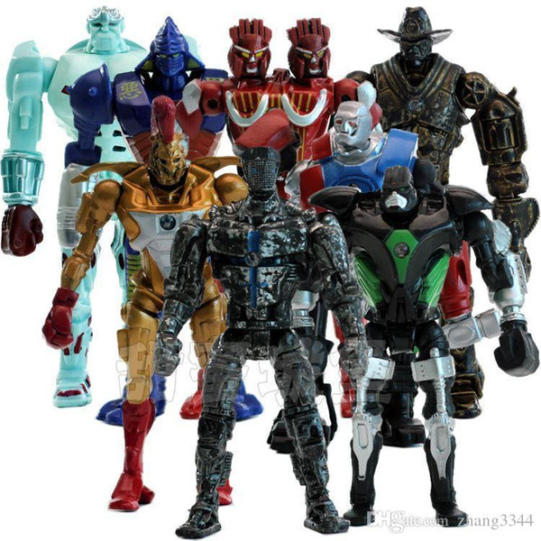 8pcs/set Real Steel PVC Action Figures Collectible Model Dolls Toys Kids Gifts KT477