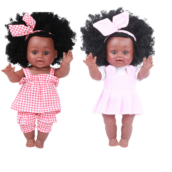 reborn baby toy dolls 35cm silicone vinyl reborn baby girl dolls bonecas play house toys child playmates Cheap Gifts