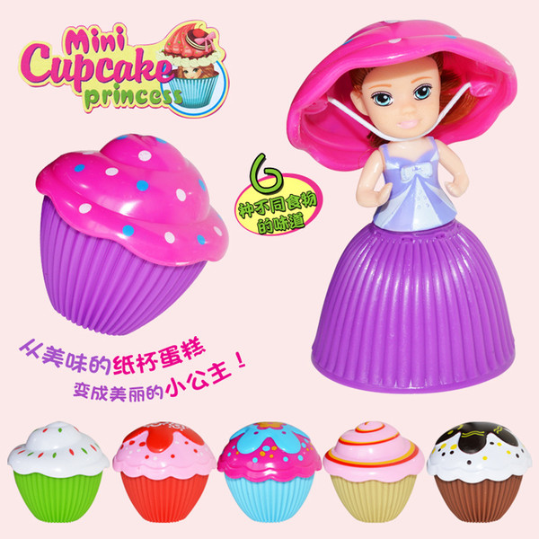 Surprise Cupcake Princess Doll Deformable Dolls Girl Beautiful Cute Toy Birthday Present Mini Cake Doll Toys for Kids Boneca