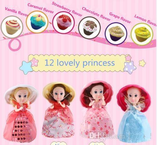 Surprise Cupcake Princess Doll Deformation Dolls Girl Beautiful Cute Toy Birthday Present More Than Three Years Old 9.7 * 15.5 cm TO355