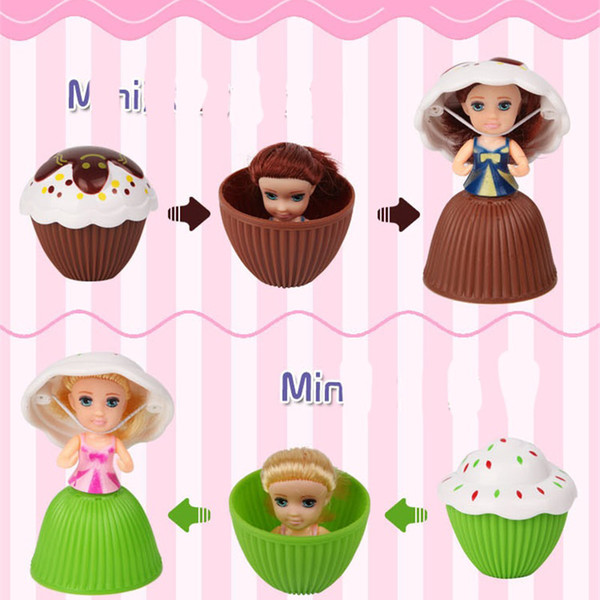 Mini Cupcake Doll Fruits Aroma Cake Princess Dolls Reversible Magic Toys Popular For Girls Birthday Originality Gifts High Quality 3 8xr Z