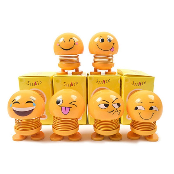 Spring shakes head funny expression doll children toy funny fun toy accessories gift creative party toys T3H5006