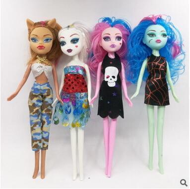 INS HOT Monster High Dolls High School Girls Dolls for Little Girls Stuffed Animals Cartoon Figure Model Dress-Up Toys Ship by DHL