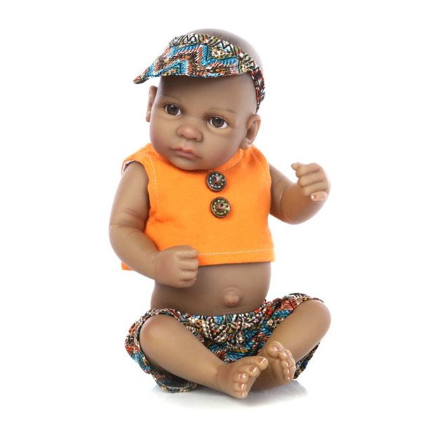 10inch Full Body Lifelike Newborn Reborn Baby Doll Clothes Lovely Boy Toy Gifts Drop Ship De15