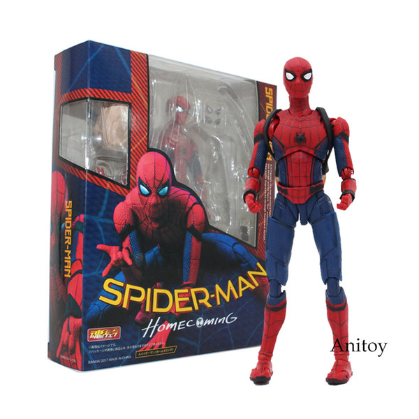 Spider Man Homecoming The Spiderman Simple Style & Herioc Action Pvc Action Figure Collectible Model Toy 14cm Y19051804