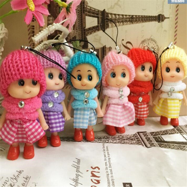 Mini Plush Toy Kids Toys Dolls Soft Interactive Baby Dolls Toy Mini Doll for Girls Wedding Favors DHL Free