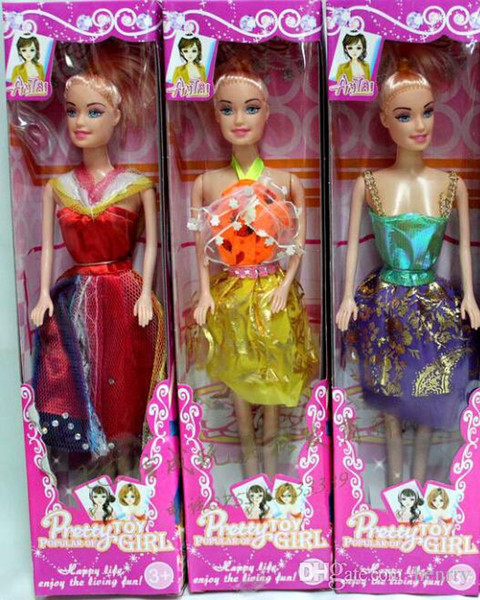 Wholesale Doll doll, boxed single solid body, mixed character, 240pcs a bag