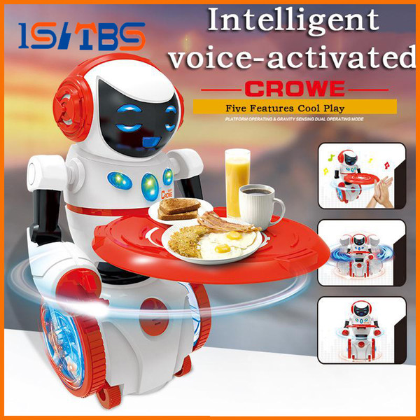 Intelligent Programming LED Light Dancing Humanoid Robot remote control Robot sing/dance balance robot electronic toys dog