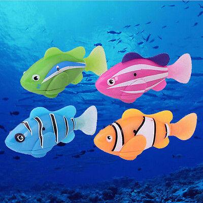 Funny Swim Electronic Robofish Toys Activated Battery Powered Robo Toy fish Robotic Pet for Fishing Tank Decorating Fish AAA1840