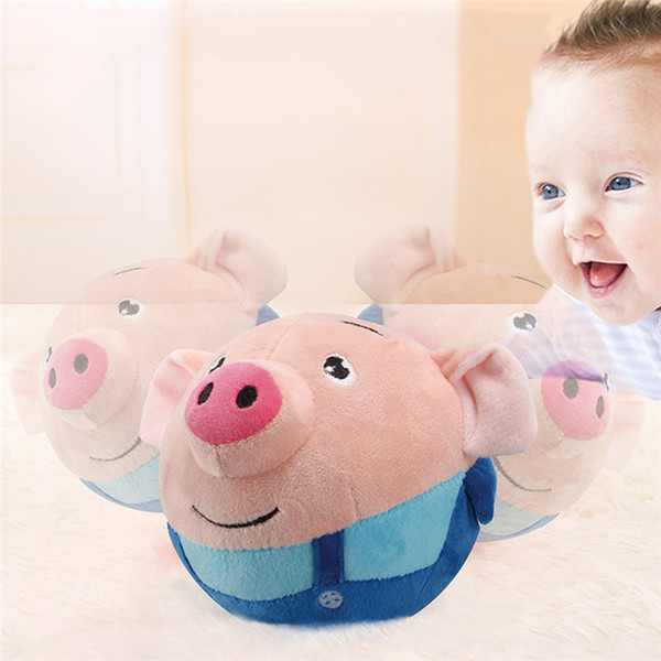 Explosive children electric seaweed pig bouncing ball rechargeable singing recording creative network red toy electronic pet