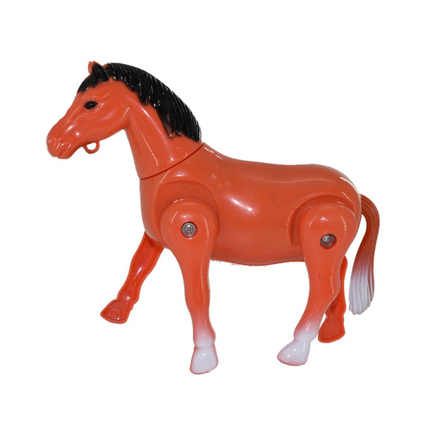 Electric DIY Ponies Circle Horse Around Pile Children Kids Gift ABS Random Color Baby Toys