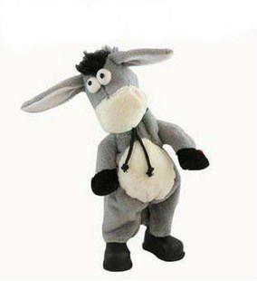 Free shipping,Electronic pet donkey, can dance sing shook his head electric donkey, rock donkey, children funny toy