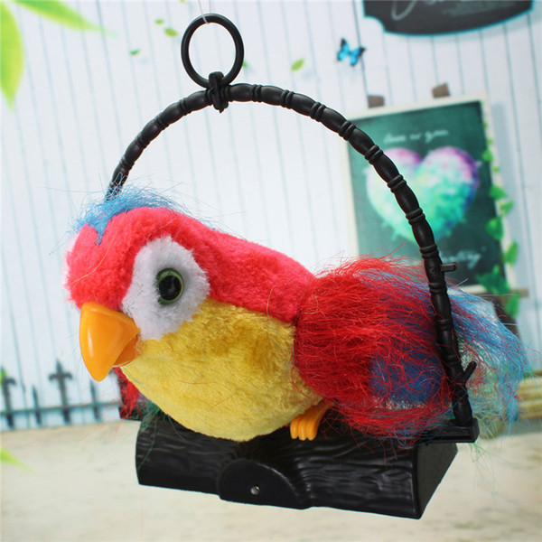 Funny Novelty Talking Parrot Imitates And Repeats What You Say Kids Gift Funny Toy Kids Electronic Toys 22x19.8x5.7cm