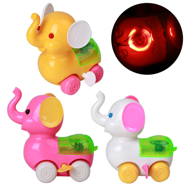 On a light chain development puzzle without battery cute elephant elephant light