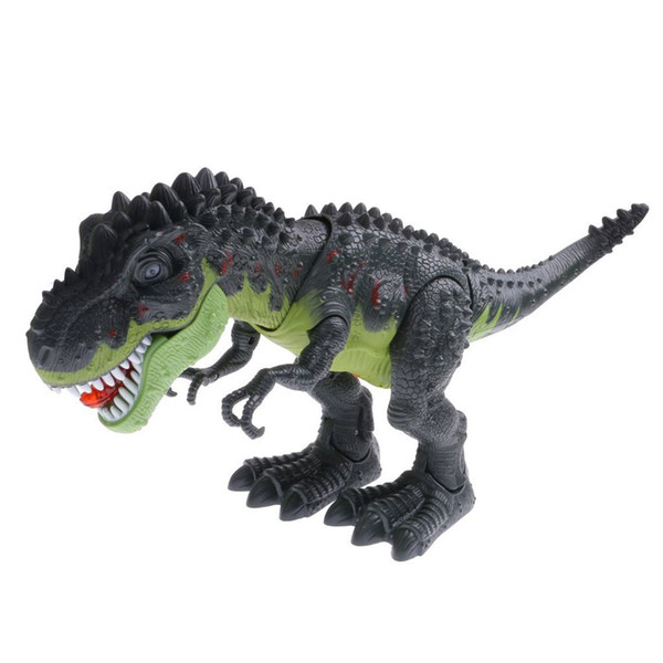 47cm Large Electric Walking Dinosaur Toy Robot w/ Sound Light Moving Kids Toy Boy Birthday Gift