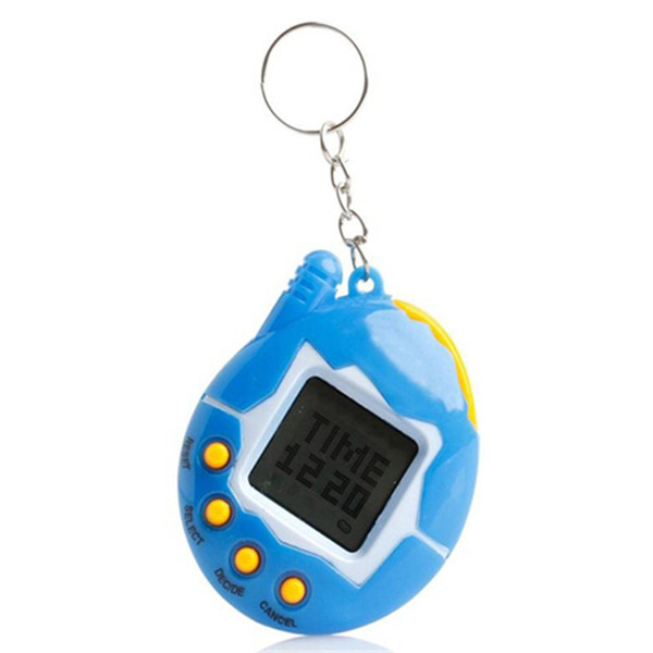 New Hot Mixed colors Tamagotchi Toys with button cell Retro Game Virtual Pets electronic toy for kids christmas party gift