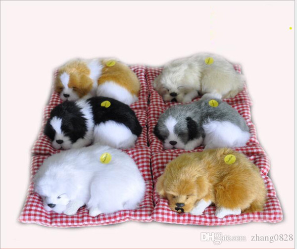 2017 Cheap creative Baby Children birthday gift toys called dog nap cloth pad simulation simulation animal toy dog