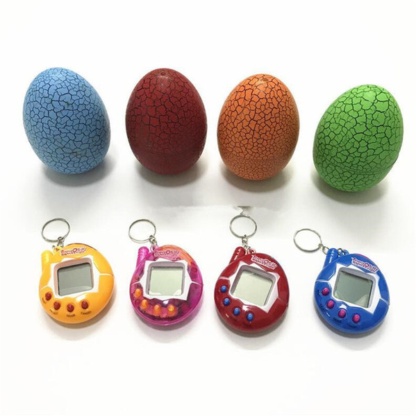 Tamagotchi Dinosaur egg Virtual Cyber Digital Pet Game Toy Tamagotchis Digital Electronic E-Pet Christmas Gift 7 Colors K0199