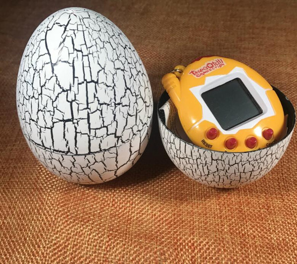 egg shells Retro Game Toys Pets In One Funny Toy pet Vintage Virtual Pets Cyber Toy Tamagotchi Digital Pet Child Game Kids DHL Free Shipping