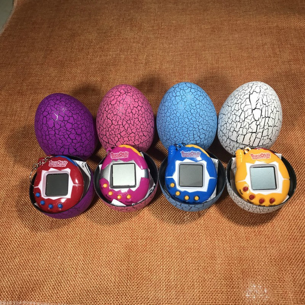 Cracked Dinosaur Egg Tamagotchi Virtual Digital Dinosaur Egg Electronic Pet Game Machine Tamagotchi Toy Game Dinosaur Egg Virtual Pet Machin