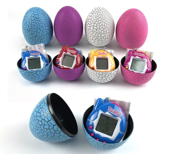 High quality Multi-colors Dinosaur egg Virtual Cyber Digital Pet Game Toy Tamagotchis Digital Electronic E-Pet Christmas Gift