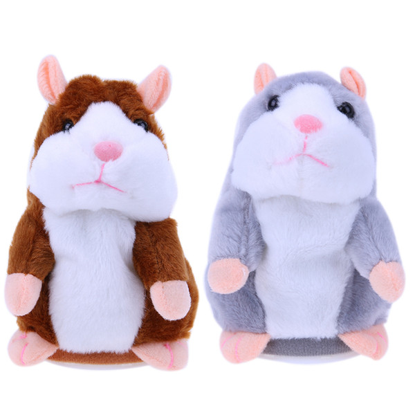 Talking Hamster Plush Toy Hot Cute Speak Talking Sound Record Hamster Talking Toys for Children Kids Baby