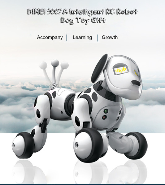 Puppy Wireless Remote Control Smart interactive Robot Dog Kids Toy Intelligent Talking Robot Dog Rc Toy Electronic Pet Birthday Gift 2.4G