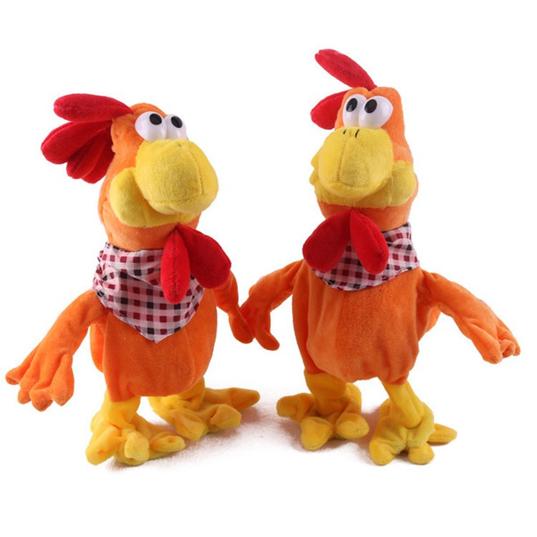 Children electric plush toys chicken Simulation intelligence Will be called walking dancing