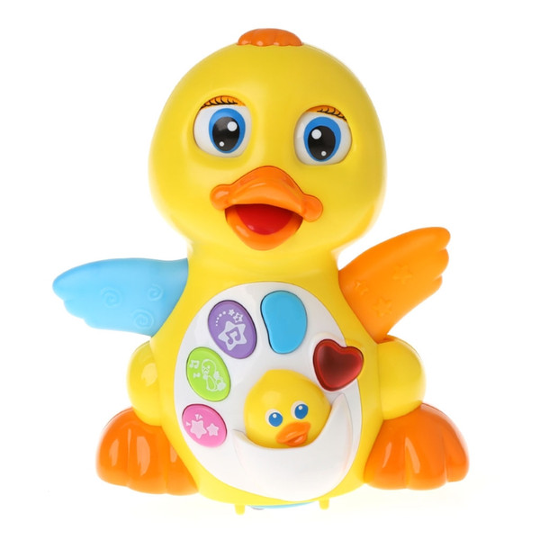 LOVELY Musical Duck Toy Lights Action With Adjustable Sound Toys For Kids Baby-M15