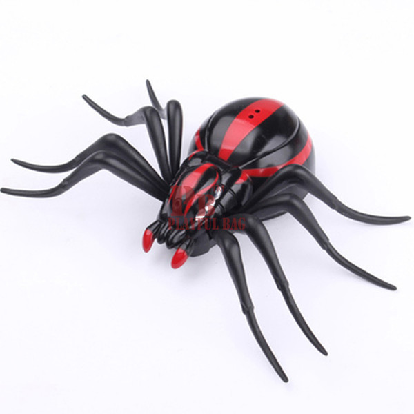 pb playful bag Funny Simulation Infrared RC Remote Control Scary Creepy Insect spider Toys Halloween Electronic pets Gift For