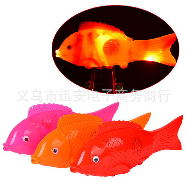 I will run hot simulation electric fish light music free swing fish toy supply