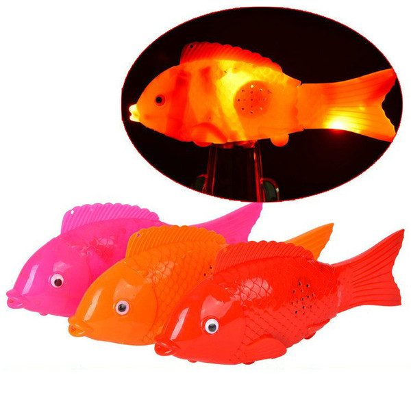 The stall selling radiant electric fish free fish tail lights do lantern toys wholesale