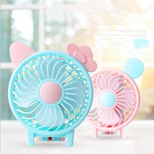 Portable Folding Fan USB Charging Cool Removable Rotating Handheld Mini Outdoor Fans Pocket Folding Fan 72pcs OOA4918