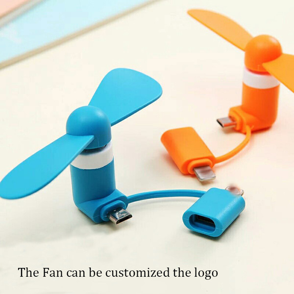 Mini Micro USB Fan Mobile Phone USB Gadget Fan Tester Cell phone For type-c i5 Samsung s7 edge s8 plus STY080