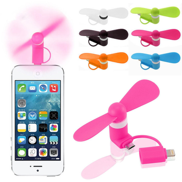 Mini Portable Cool Micro USB Fan Mobile Phone USB Gadget Fans Tester For i phone Android DDA335