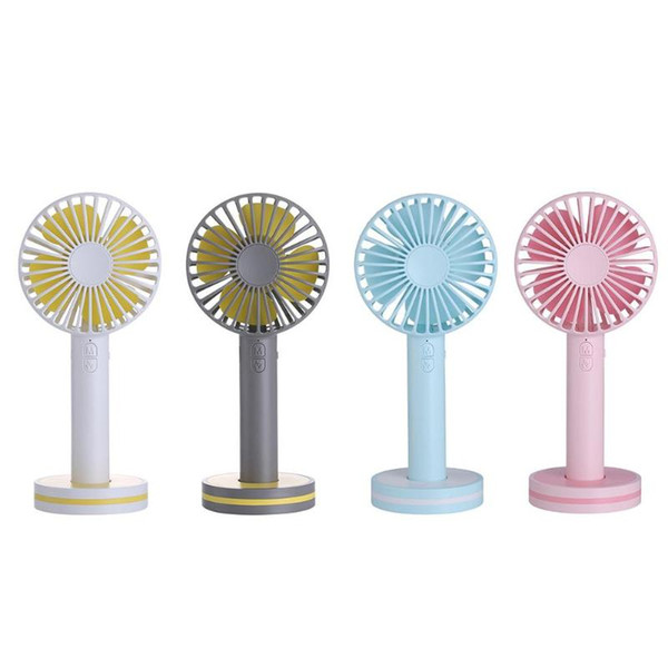 MACARONS Mini Portable Fan Multifunctional USB Rechargerable Kids 18650 Battery Adjustable 3 Speed for Indoor Outdoor Kids