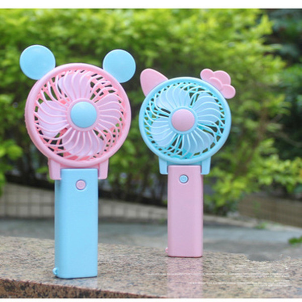 Portable Folding Fan USB Charging Cool Removable Rotating Handheld Mini Outdoor Fans Pocket Folding Fan Party Favor T0153