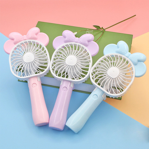 Mini Folding Portable Fan Cartoon Cat USB Rechargeable Foldable Handheld Summer Air Cooler Cooling Fan Portable Fan Kids Toys ZB012/14