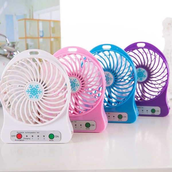 Mini USB Fan summer Small Desk Pocket Handheld Air Rechargeable 18650 Battery Cooler For Home Office kids toys